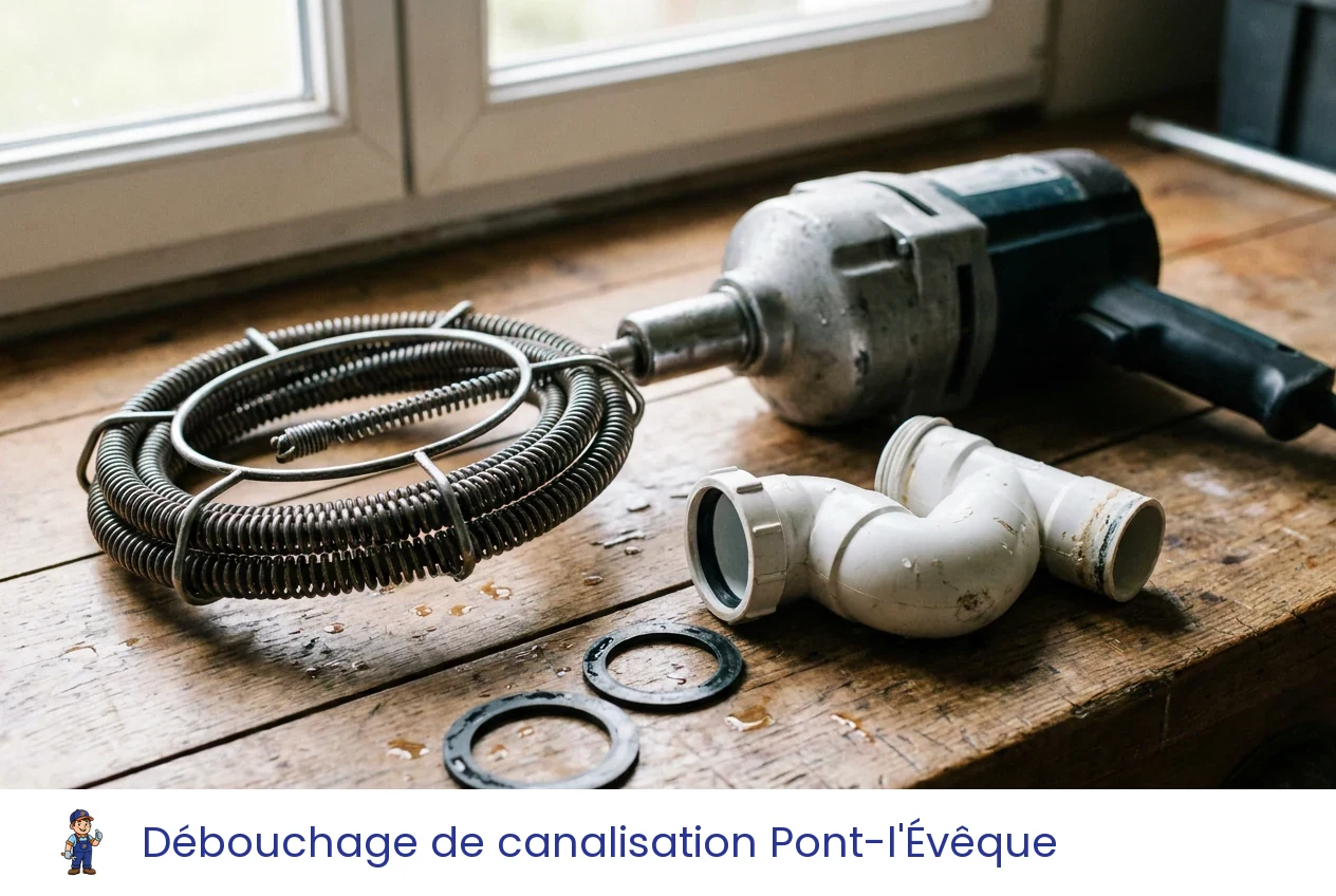 Débouchage de canalisation à Pont-l'Évêque