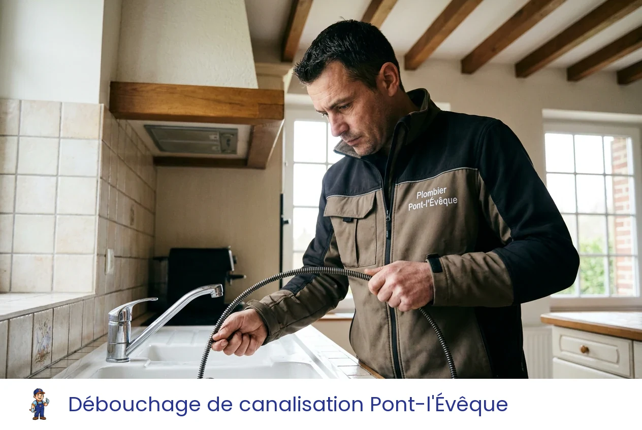 Débouchage de canalisation à Pont-l'Évêque