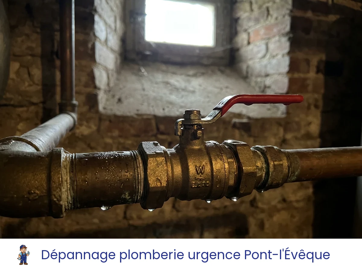 Dépannage plomberie urgence à Pont-l'Évêque