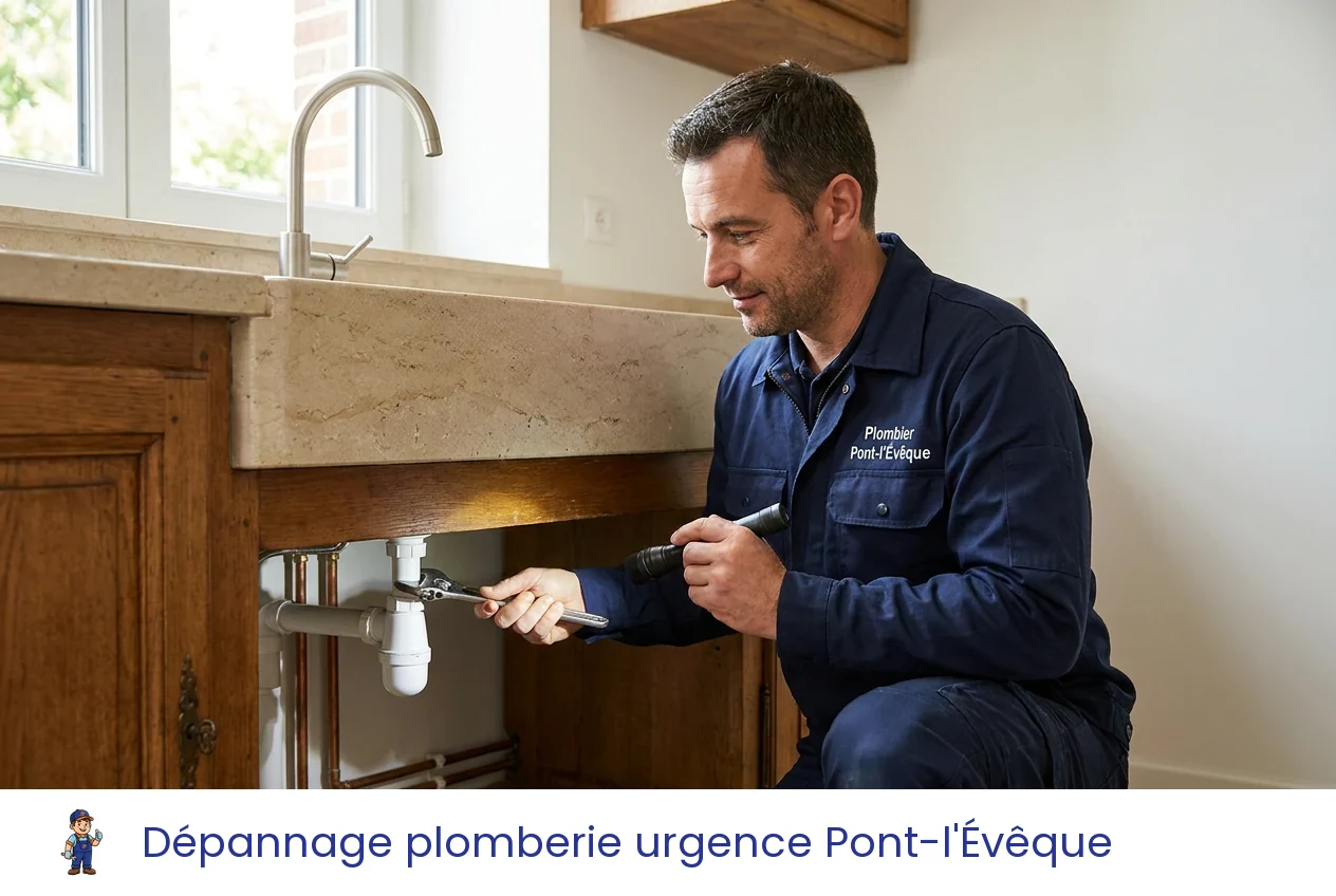 Dépannage plomberie urgence à Pont-l'Évêque