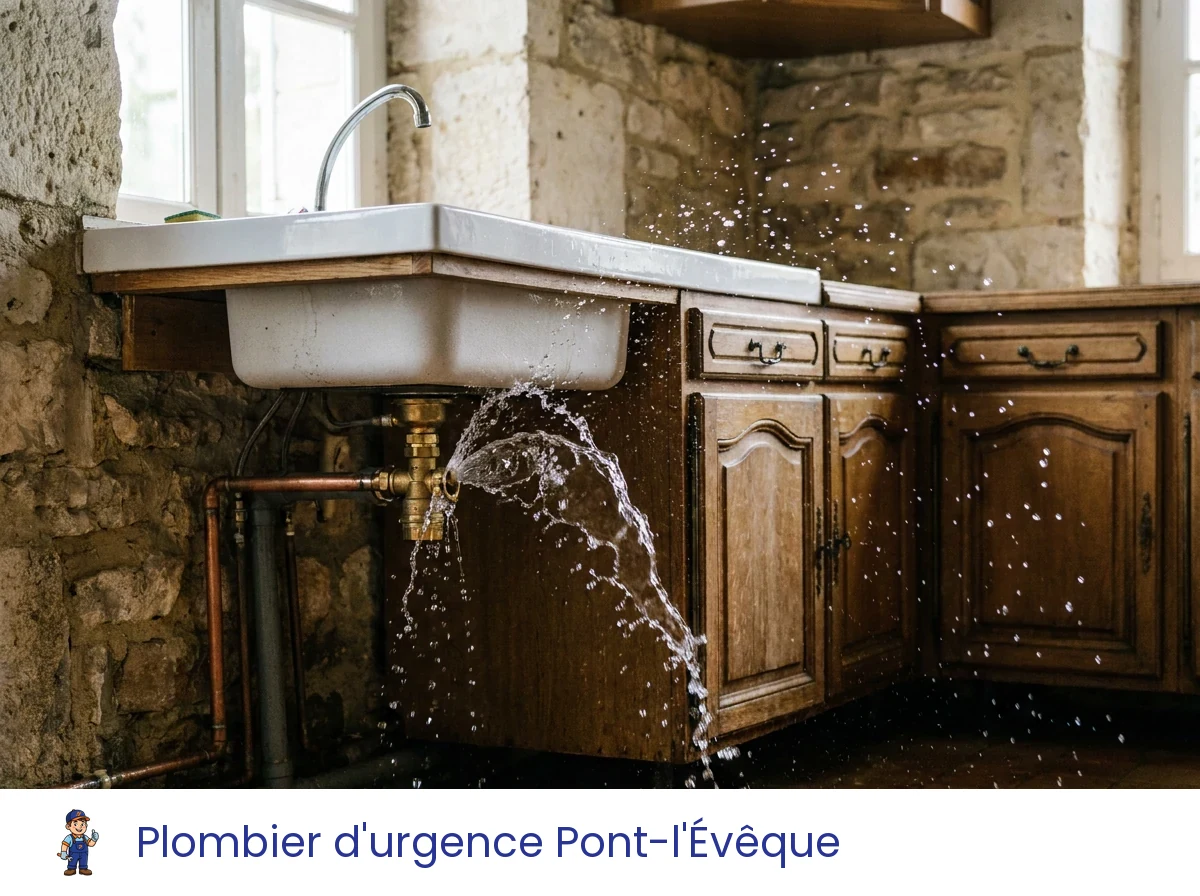 Plombier d'urgence à Pont-l'Évêque