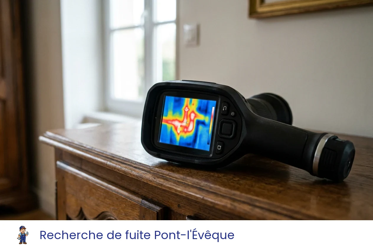 Recherche de fuite à Pont-l'Évêque