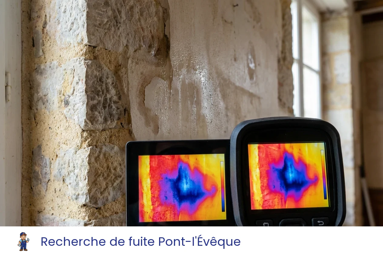 Recherche de fuite à Pont-l'Évêque