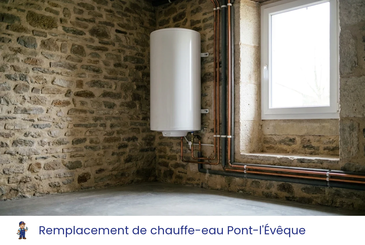 Remplacement de chauffe-eau à Pont-l'Évêque