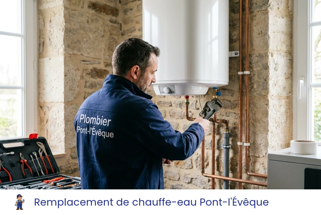 Remplacement de chauffe-eau à Pont-l'Évêque