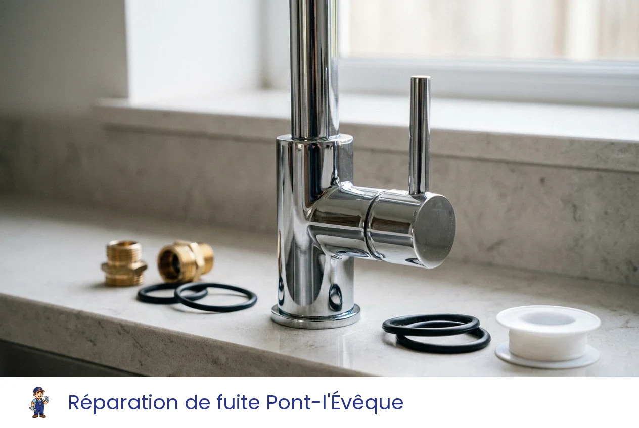 Réparation de fuite à Pont-l'Évêque