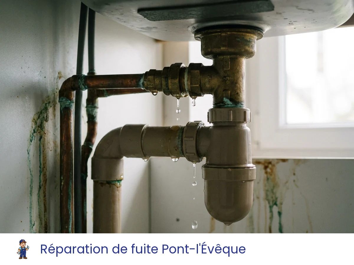 Réparation de fuite à Pont-l'Évêque