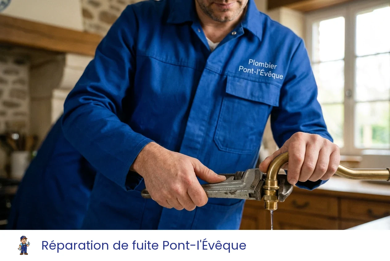 Réparation de fuite à Pont-l'Évêque